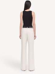 Simkhai Ivory Ansel Wide Leg Trousers - Image 2 of 6