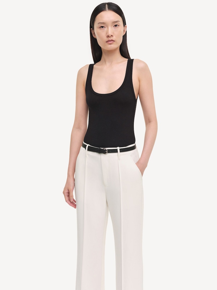 Simkhai Ivory Ansel Wide Leg Trousers - Image 6 of 6