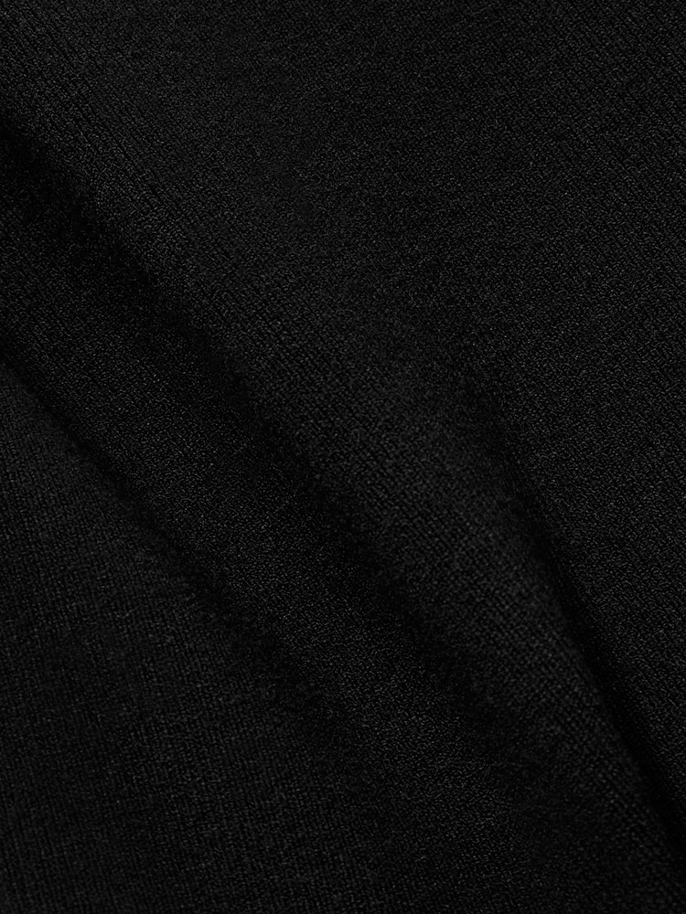 Reiss Black Harper Knitted Square Neck Vest - Image 7 of 7