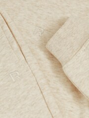 Reiss Ivory Marl Avery Cotton-Blend Sweatshirt and Joggers Set - Image 4 of 4