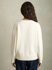 Fildeș - Cardigan gros tricotat Reiss Harper - Image 4 of 6
