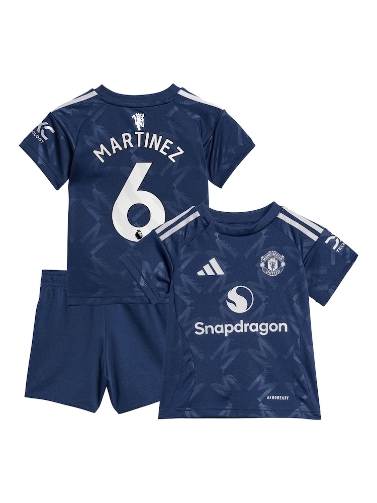 adidas Blue Manchester United EPL Away Baby Kit 2024-25 - Image 2 of 3