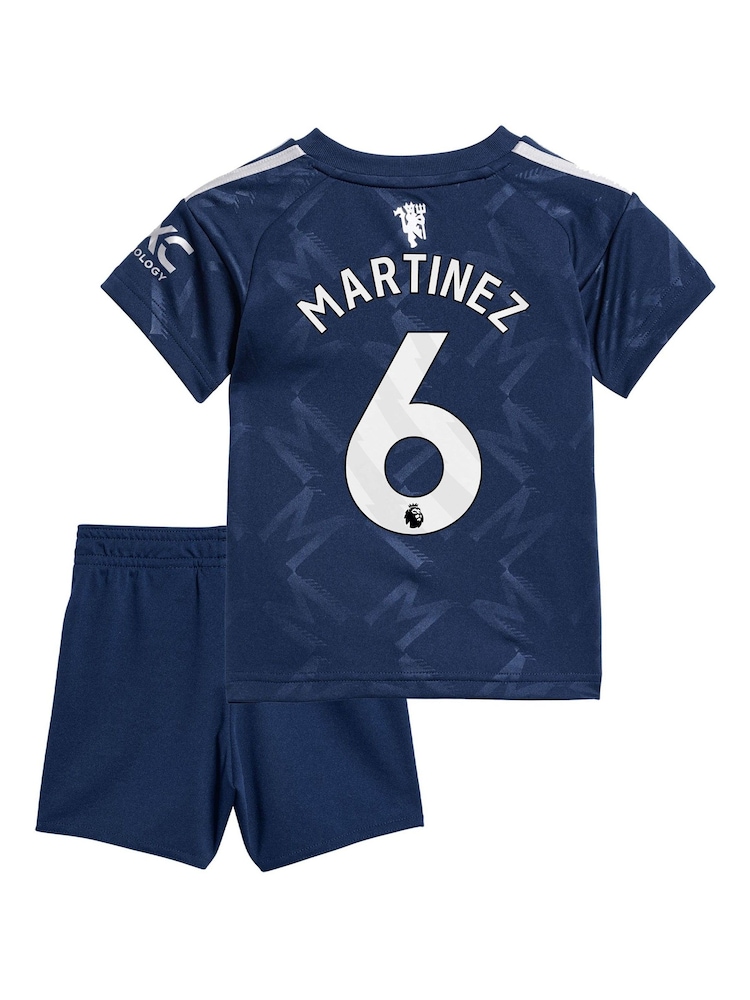 adidas Blue Manchester United EPL Away Baby Kit 2024-25 - Image 3 of 3