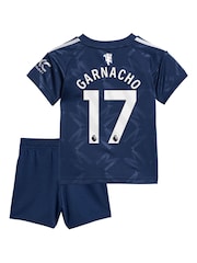 adidas Blue Manchester United EPL Away Baby Kit 2024-25 - Image 2 of 3