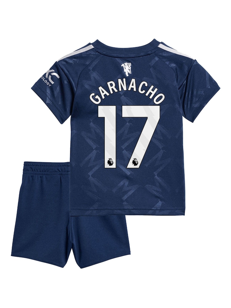 adidas Blue Manchester United EPL Away Baby Kit 2024-25 - Image 2 of 3