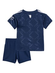 adidas Blue Manchester United Away Baby Kit 2024-25 - Image 2 of 2