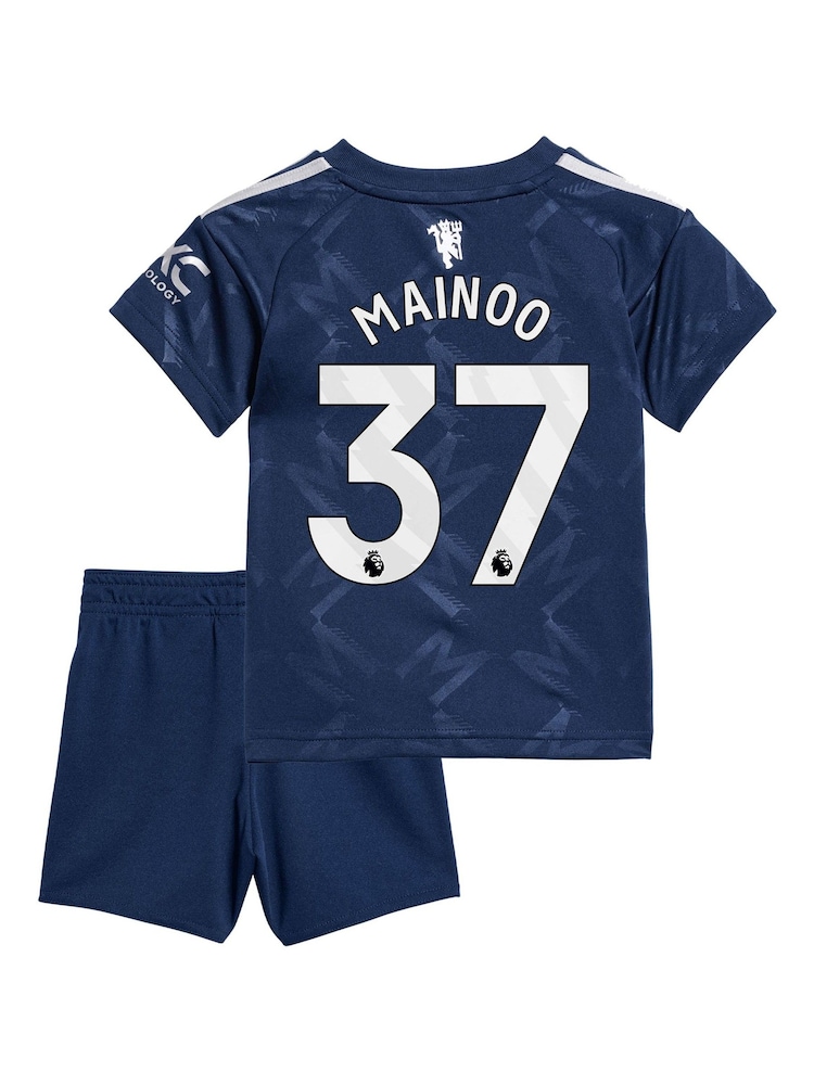 adidas Blue Manchester United EPL Away Baby Kit 2024-25 - Image 2 of 4