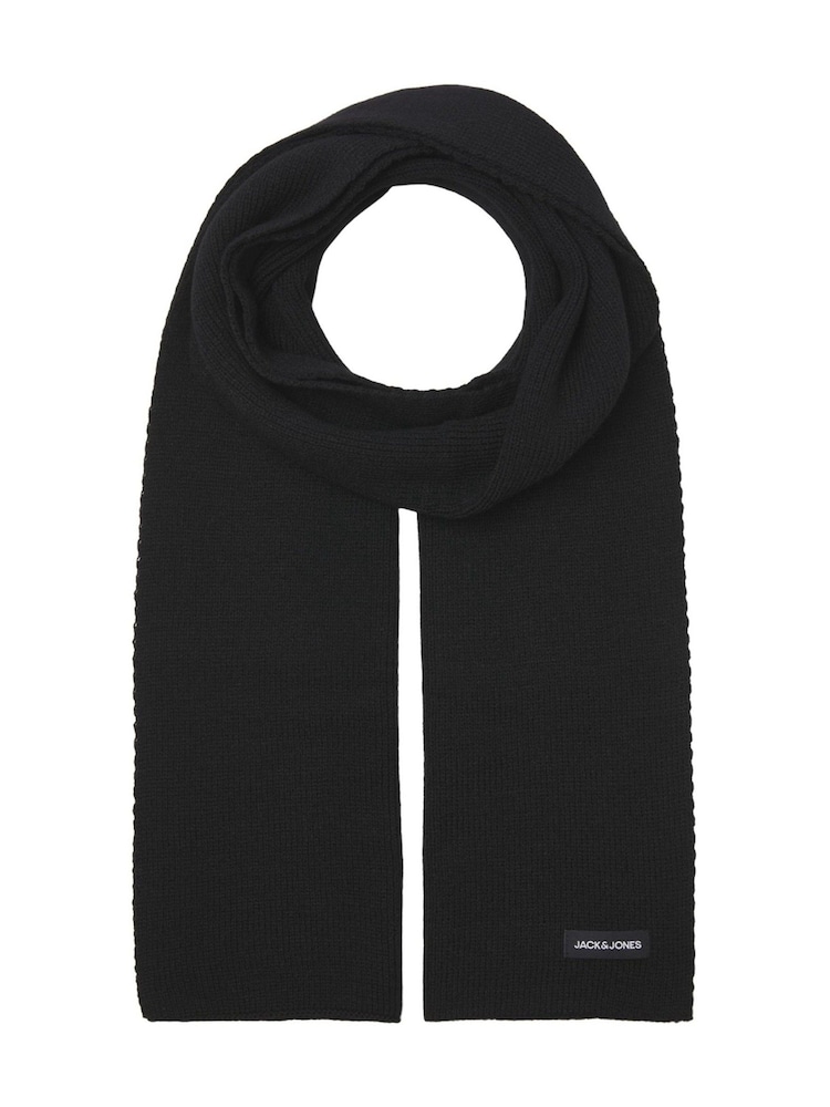 JACK & JONES Black Hat and Scarf Gift Box Set - Image 2 of 3