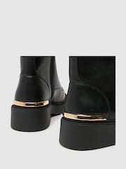 Schuh Cassidy Lace-Up Black Boots - Image 4 of 4