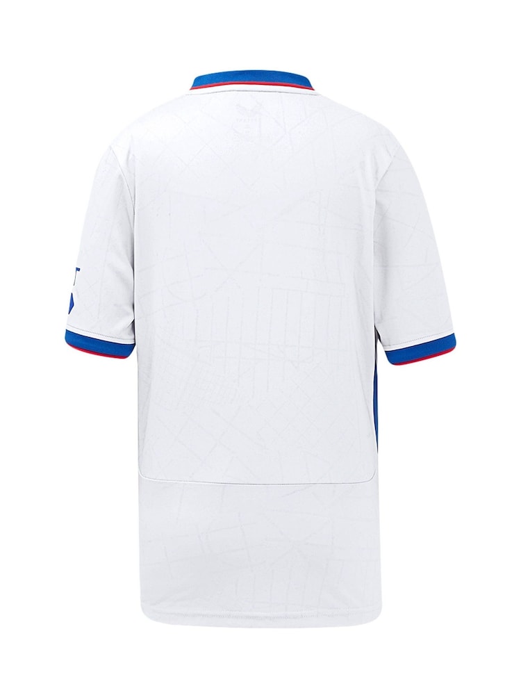 Castore White Kids Glasgow Rangers Away Shirt 2024-25 - Image 3 of 3 Castore White Kids Glasgow Rangers Away Shirt 2024-25 - Image 3 of 3