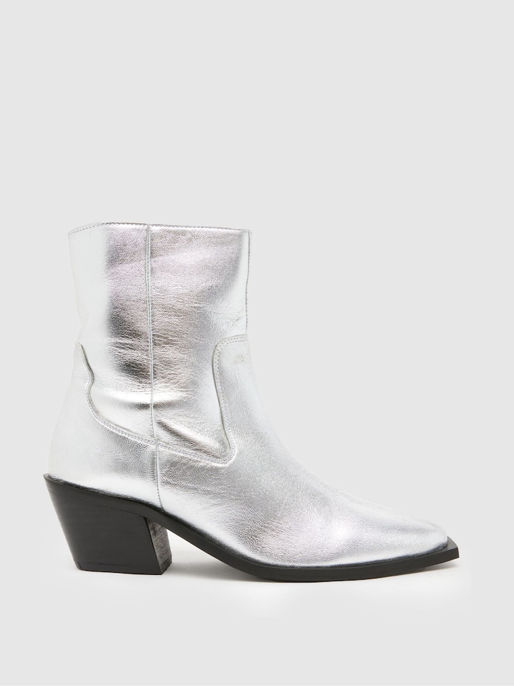 Schuh Briar Leather Western Boots - Image 1 of 4