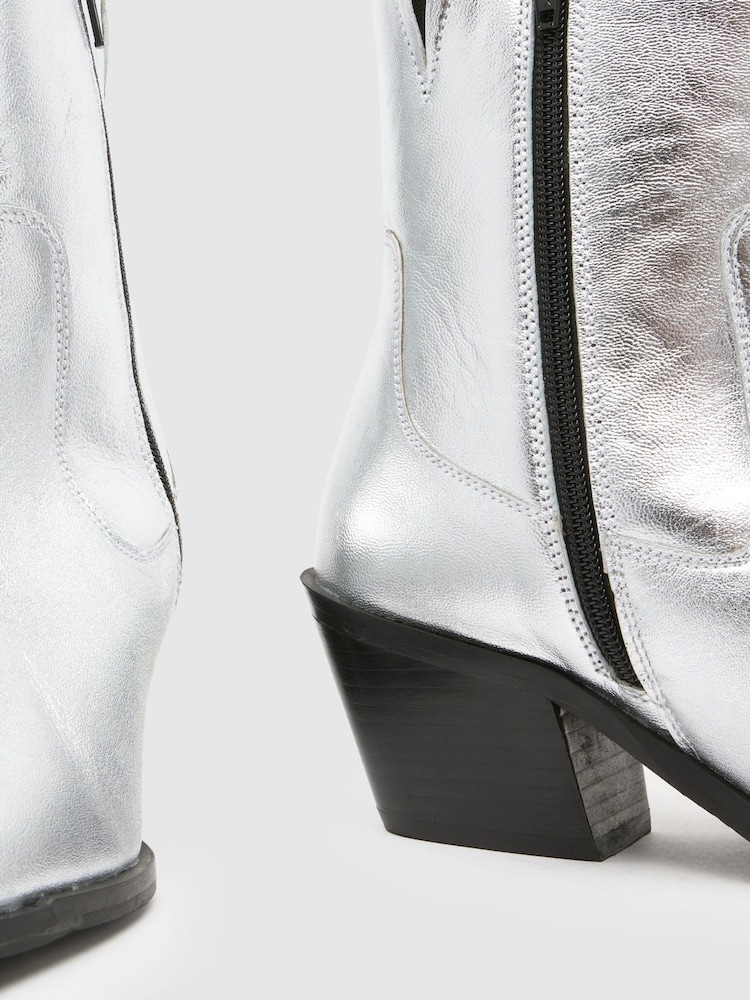 Schuh Briar Leather Western Boots - Image 3 of 4