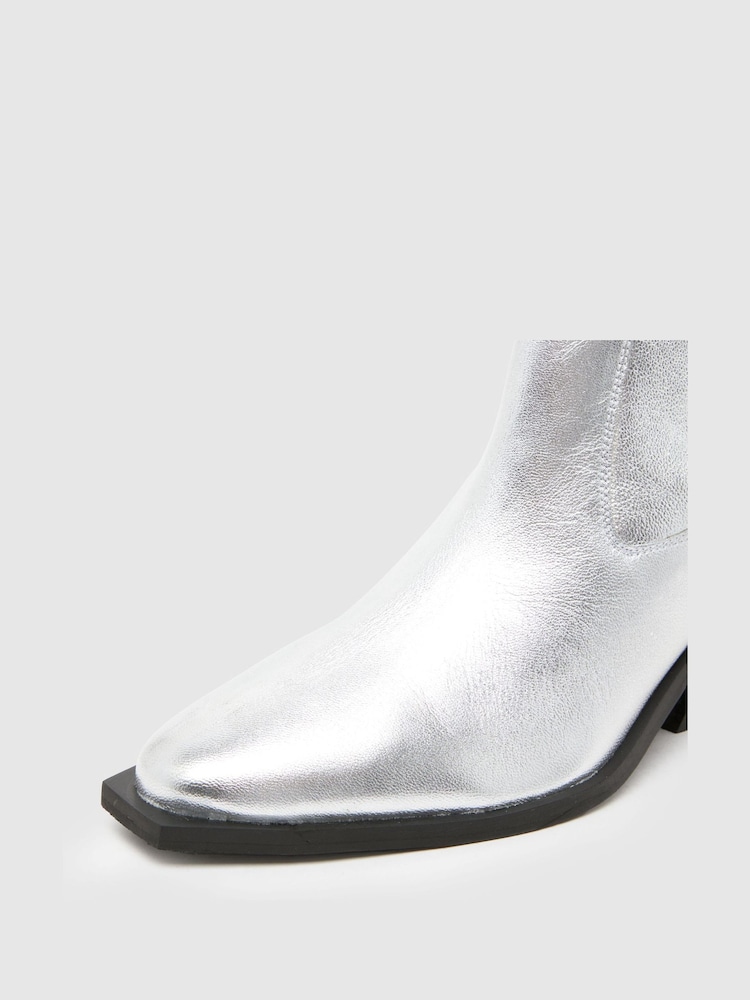 Schuh Briar Leather Western Boots - Image 4 of 4
