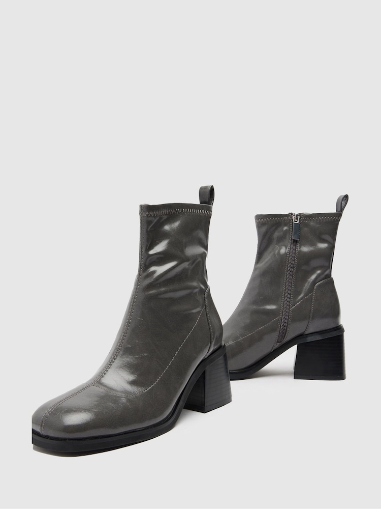 Schuh Briony Grey Boots - Image 3 of 4