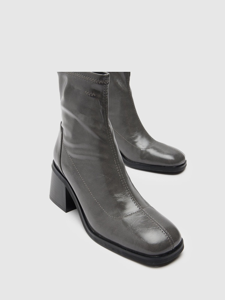 Schuh Briony Grey Boots - Image 4 of 4