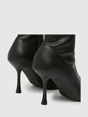 Schuh Babette Stretch Point Toe Black Boots - Image 3 of 4