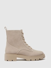 Schuh Natural Andria Lace-Up Boots - Image 1 of 4