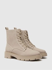 Schuh Natural Andria Lace-Up Boots - Image 2 of 4
