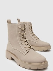 Schuh Natural Andria Lace-Up Boots - Image 3 of 4