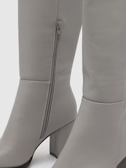 Schuh Grey Diya Knee High Boots - Image 4 of 4