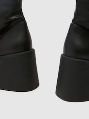 Schuh Amirah Stretch Sock Black Boots - Image 4 of 4