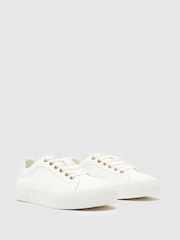 Schuh Nadine Lace Up Trainers - Image 2 of 4