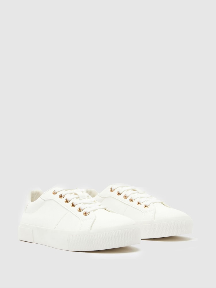 Schuh Nadine Lace Up Trainers - Image 2 of 4