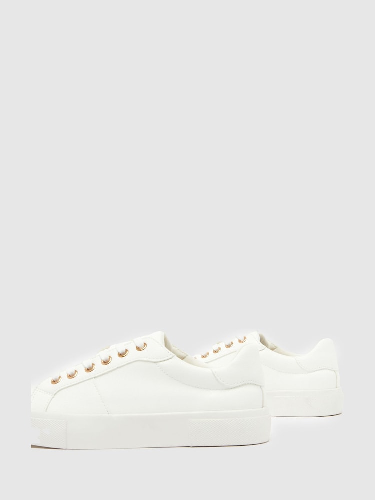 Schuh Nadine Lace Up Trainers - Image 4 of 4