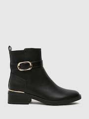 Schuh Ciara Ankle Black Boots - Image 1 of 4