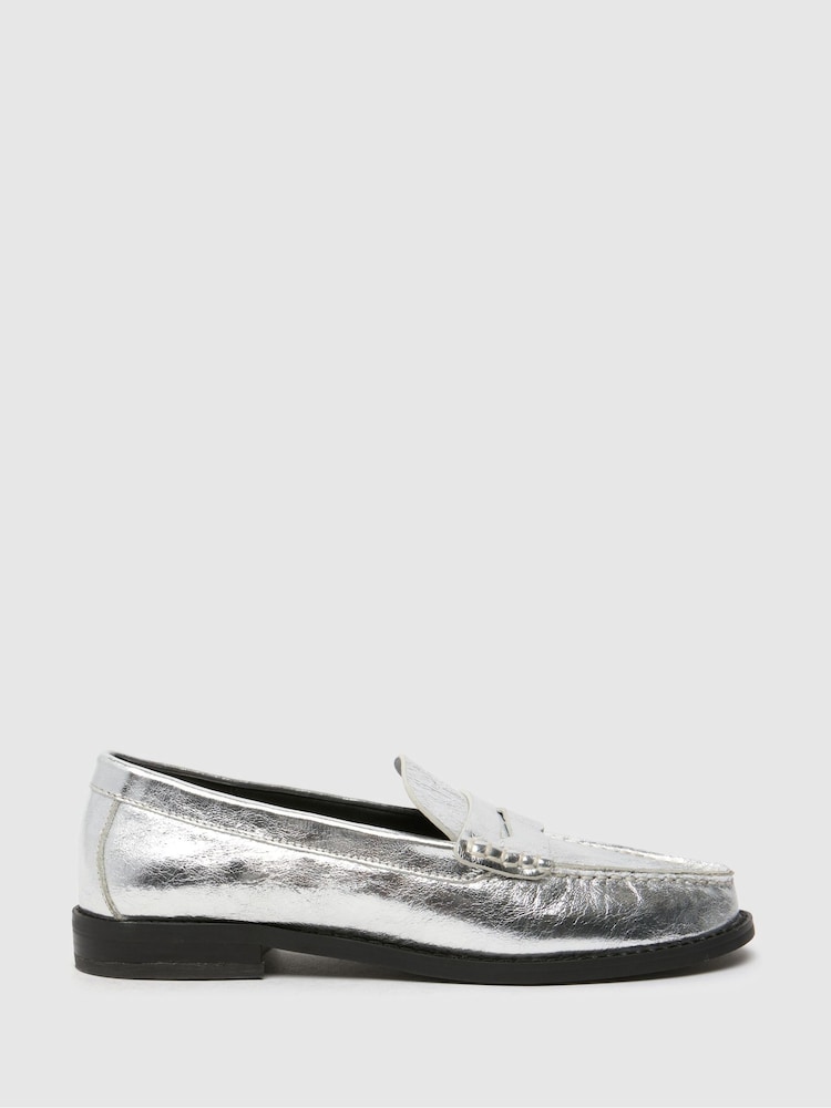 Schuh Lillian Leather Penny Loafers - Image 1 of 4