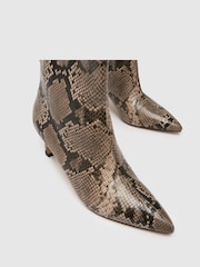 Schuh Dottie Knee High Brown Boots - Image 4 of 4
