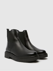 Schuh Camille Leather Chelsea Black Boots - Image 2 of 4