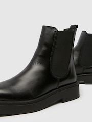 Schuh Camille Leather Chelsea Black Boots - Image 4 of 4