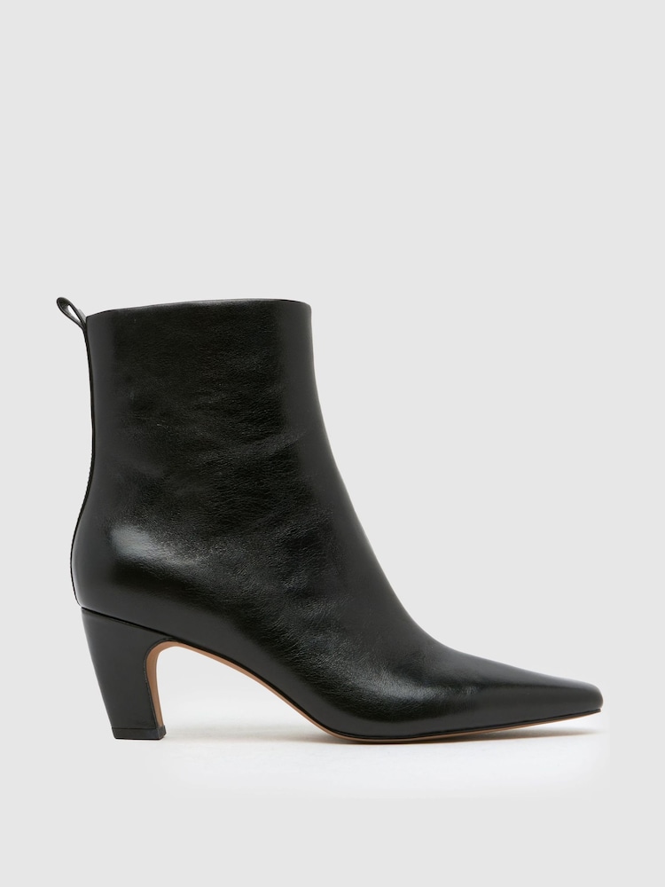 Schuh Blakely Leather Chisel Black Boots - Image 1 of 4