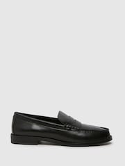 Schuh Lillian Leather Penny Loafers - Image 1 of 4