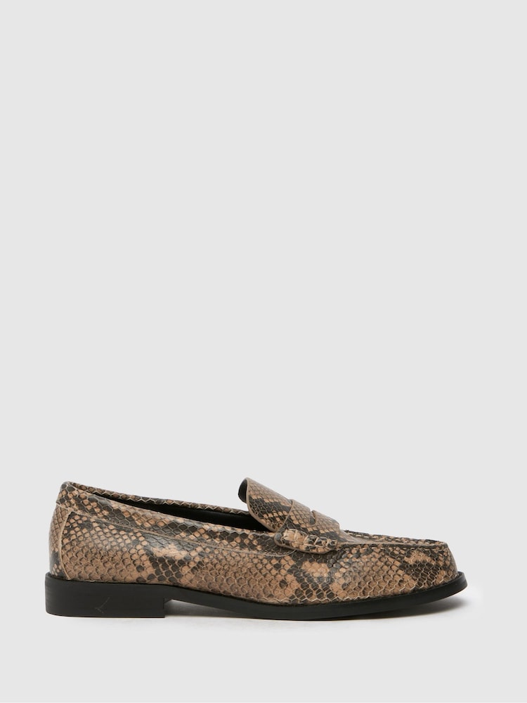 Schuh Lillian Leather Penny Loafers - Image 1 of 4