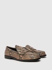 Schuh Lillian Leather Penny Loafers - Image 2 of 4