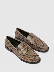 Schuh Lillian Leather Penny Loafers - Image 3 of 4