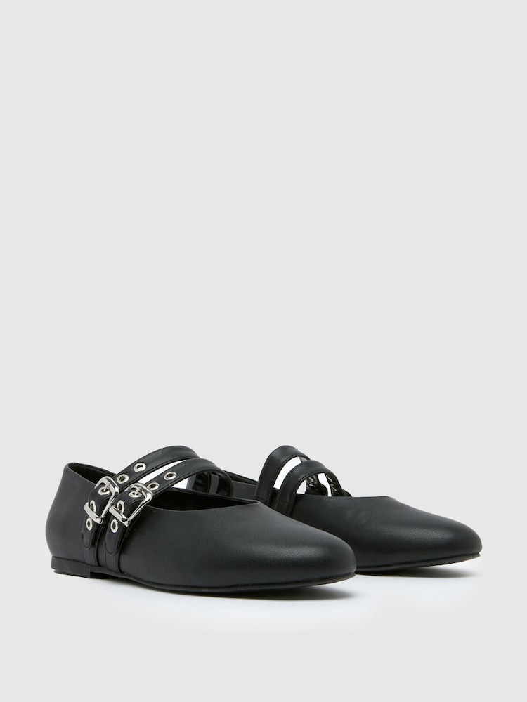 Schwarz - Schuh Livy Ballerinas mit spitzer Zehenpartie - Bild 2 von 4 Schwarz - Schuh Livy Ballerinas mit spitzer Zehenpartie - Bild 2 von 4
