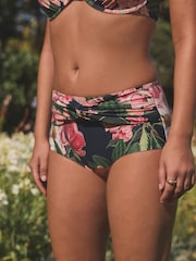 Kew Collection Navy/Pink Floral - Braguitas de bikini - Imagen 1 de 10