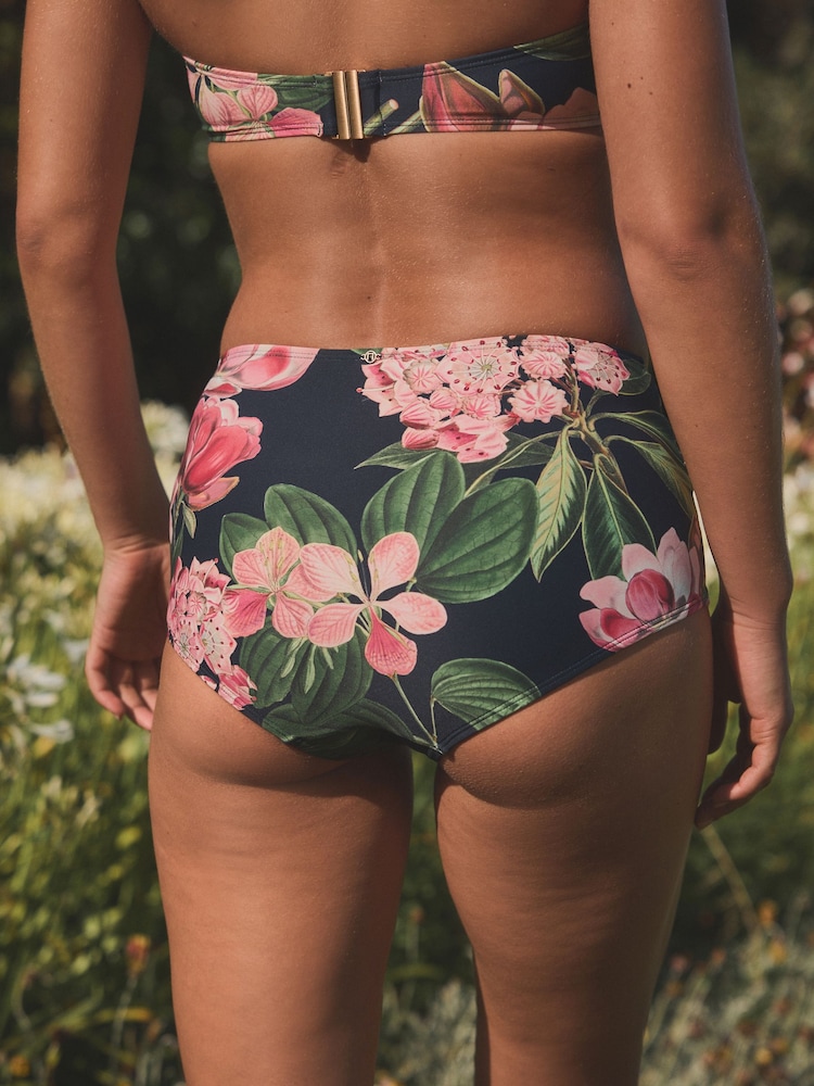Kew Collection Navy/Rose Fleuri  - Bas de bikini - Image 4 of 10