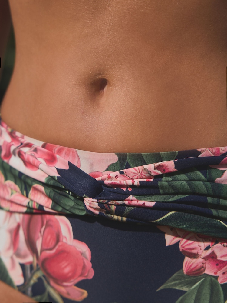 Kew Collection Navy/Rose Fleuri  - Bas de bikini - Image 6 of 10