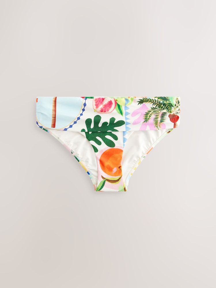 Fruits brillants/imprimé tropical - Bas de bikini - Image 6 of 8