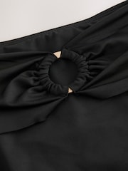 Black High Waist Ostomy High Waist Stoma Bikini Bottoms - Image 2 of 3