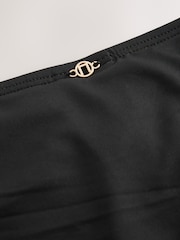 Black High Waist Ostomy High Waist Stoma Bikini Bottoms - Image 3 of 3