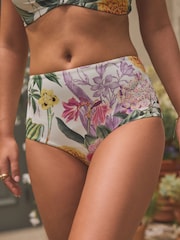 Collection Kew écru Cream Fleuri  - Bas de bikini Imprimé - Image 1 of 9