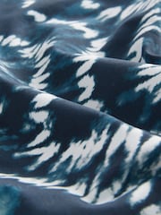 Bleu marine effet tie-dye - Bas de bikini Imprimé - Image 7 of 8