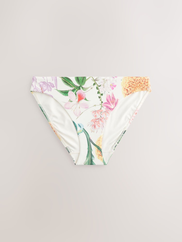 Kew Collection ecru/crèmekleurig met bloemenprint - Bikini broekje met print - Image 8 of 10