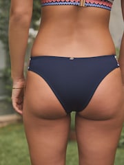 Marine/Rose - Bas de Bikini Ric Rac Trim haut - Image 4 de 6