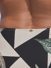 Kaki/écru à feuilles - Bas de bikini Imprimé - Image 5 of 8